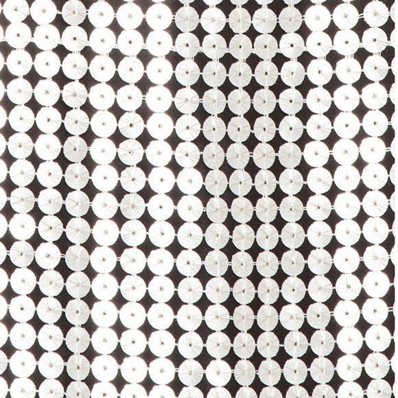 DODO BAR OR Etta Silver Metallic Sequin Spaghetti Strap Midi Slip Dress small - Picture 10 of 13